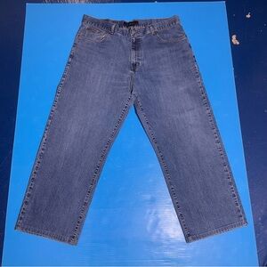 Calvin Klein Jeans Men's Classic Dark Blue Straight Leg Jeans